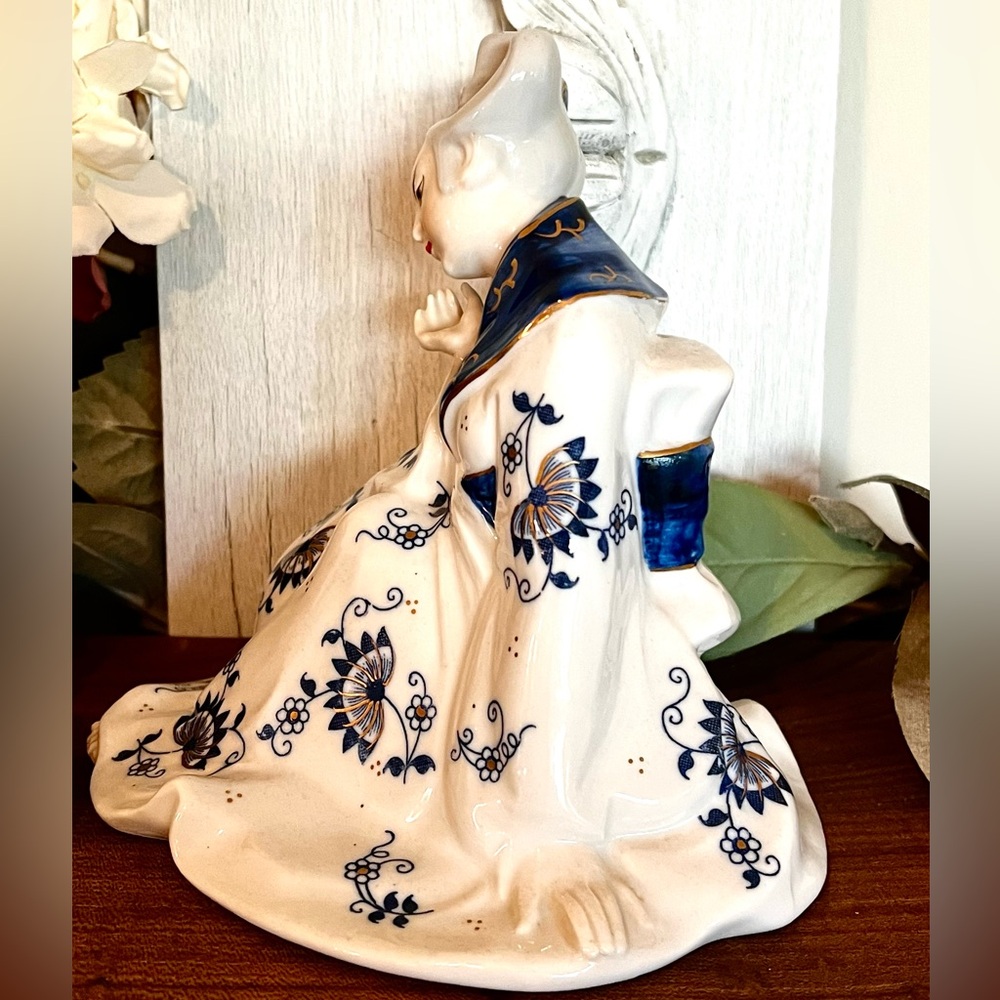 Vintage Japanese Geisha, Seymour Mann, Vienna Woods Fine China, Chinoiserie - Picture 9 of 9